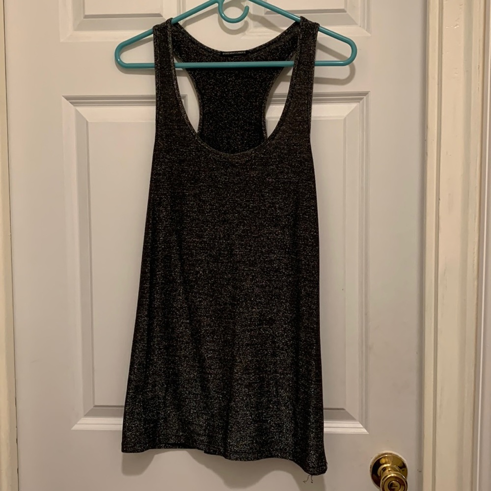 Silver Sparkle Tank top